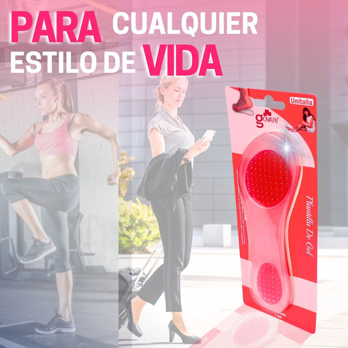 Plantilla de Gel ¾ Orthomedic