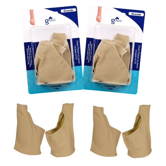 Kit Guante Protector de Juanete con Punto de Gel Talla Grande (2 Pares)