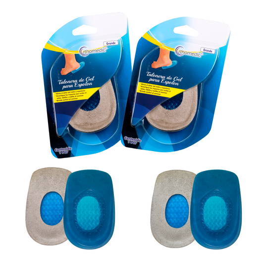 Kit Talonera de Gel con Tela Para Espolón (2 Pares)