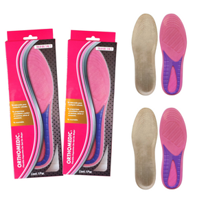 Kit Plantilla De Gel Para Mujer (2 Pares)