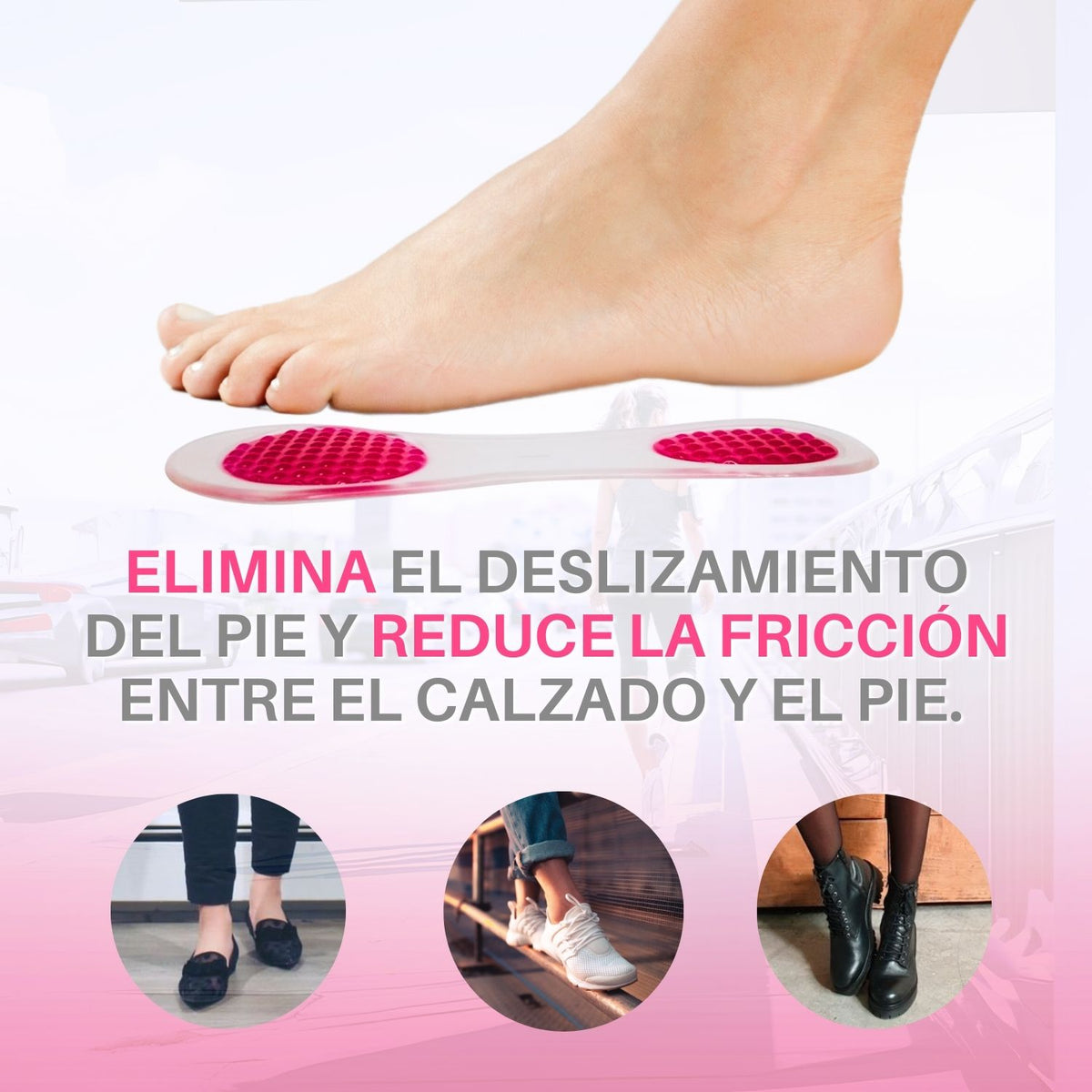 Plantilla de Gel ¾ Orthomedic