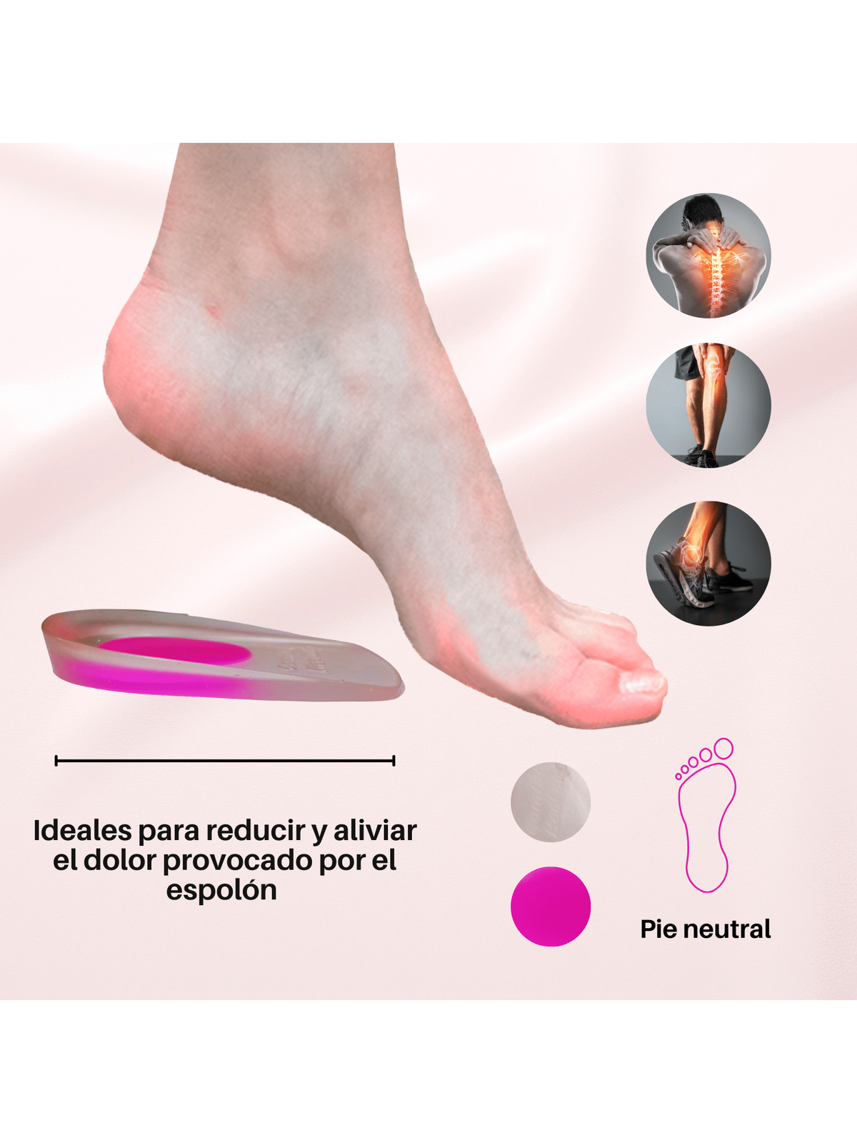 Kit Taloneras de Gel Talla Mediana y Grande
