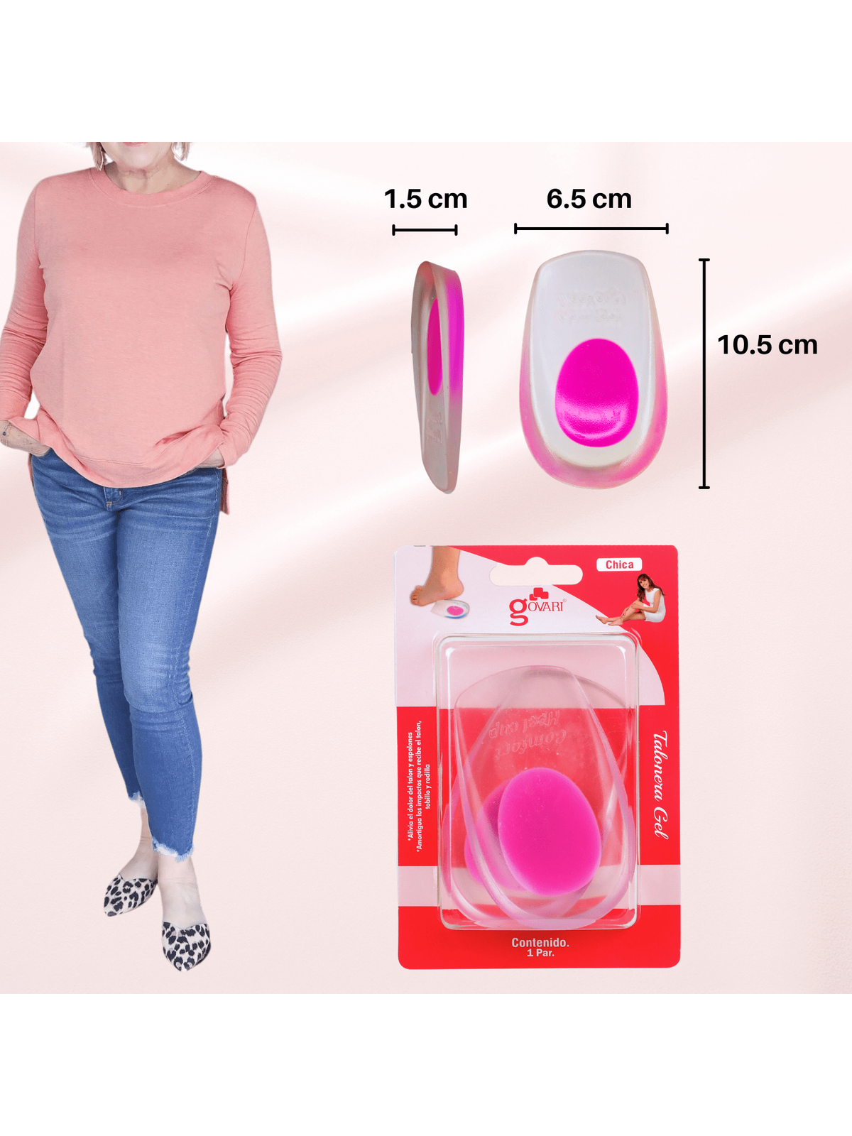 Kit Taloneras de Gel Talla Mediana y Grande