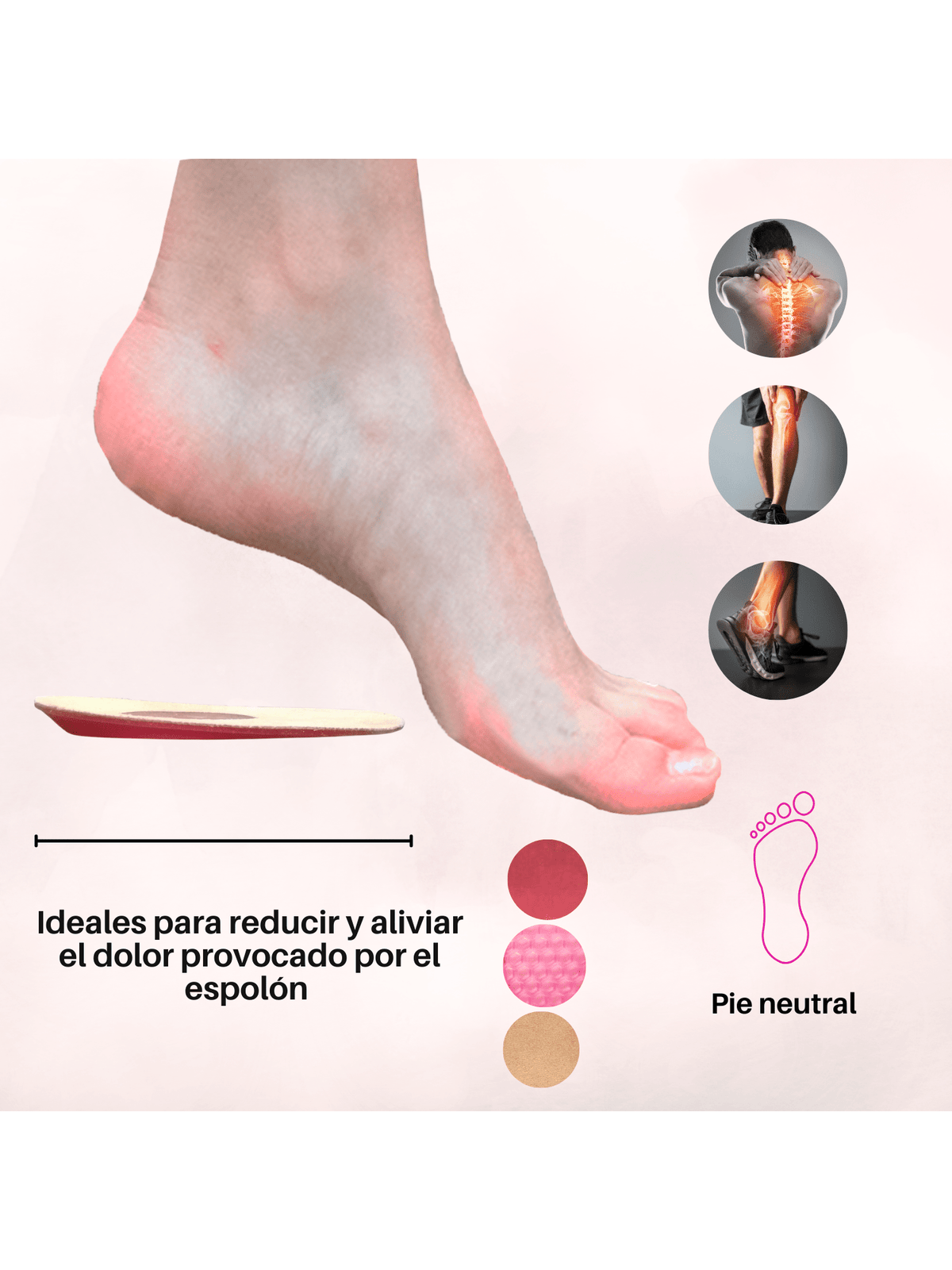 Kit Taloneras de Gel con Tela ( 2 Pares)