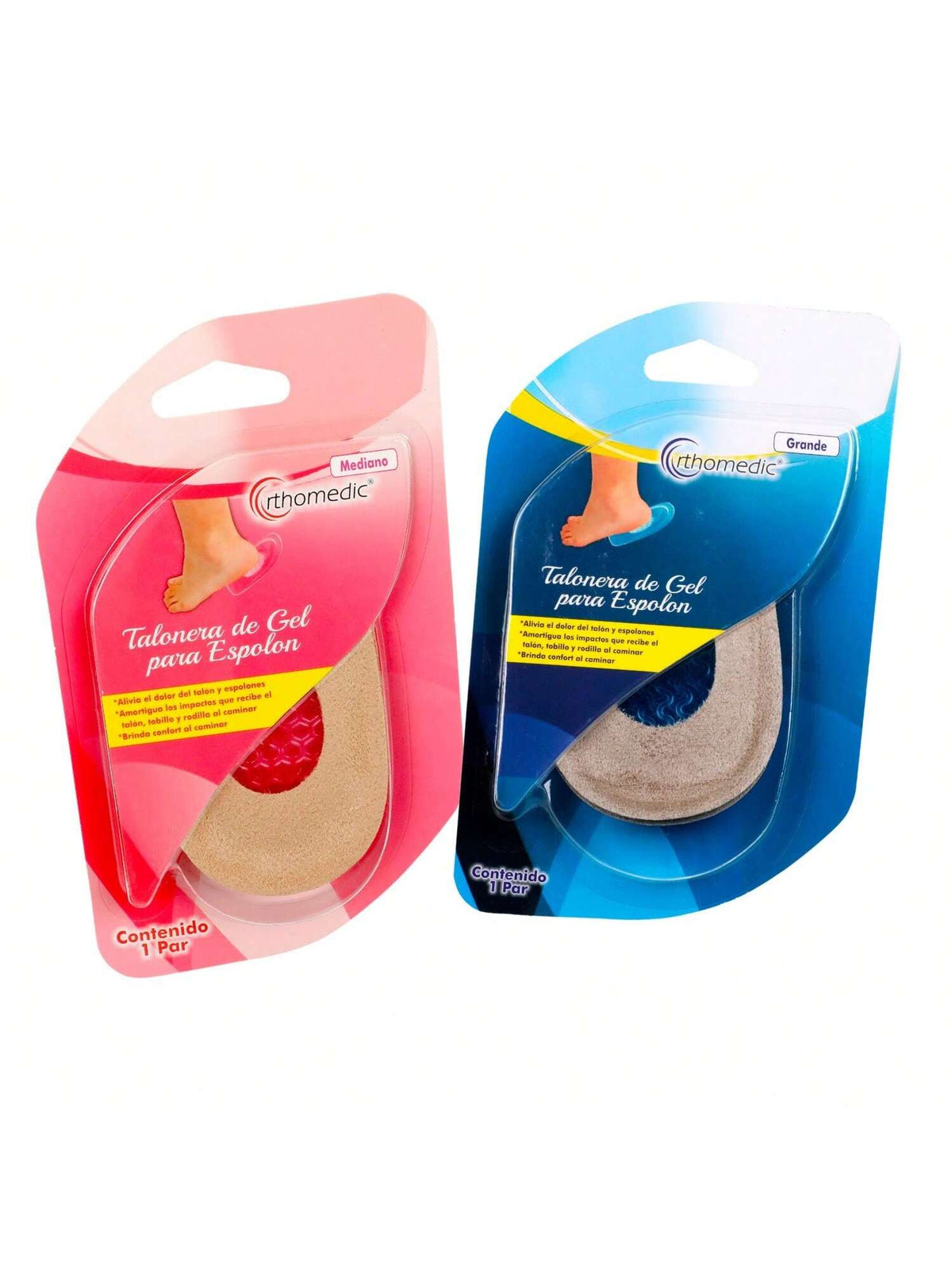 Kit Taloneras de Gel con Tela ( 2 Pares)