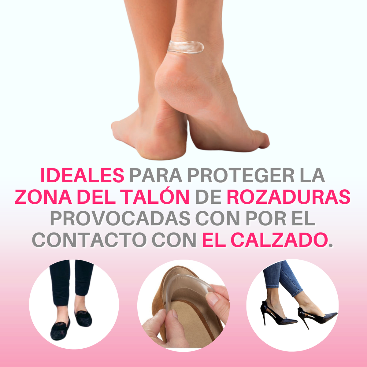 Kit Taloneritas de Gel (3 pares)
