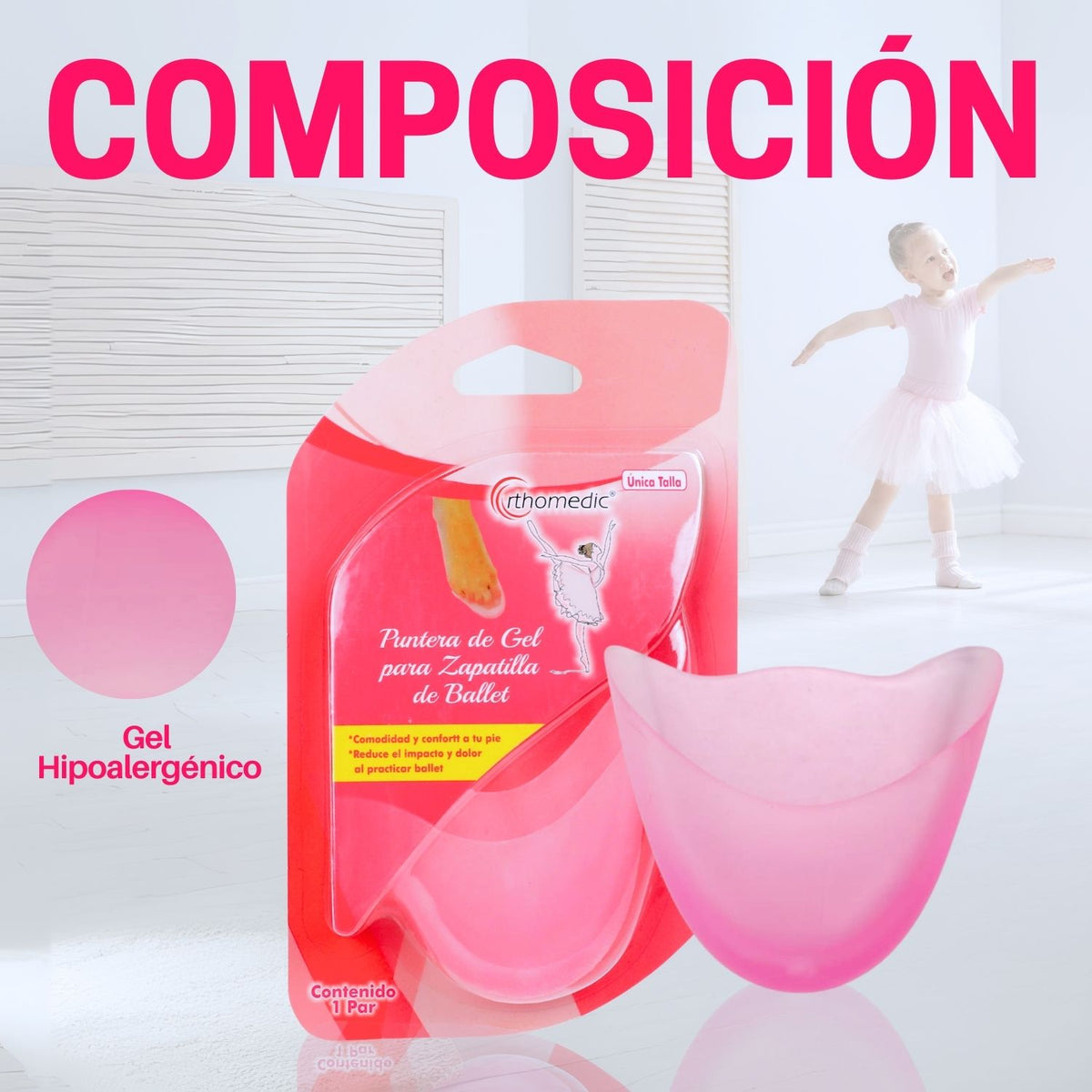 Puntera De Gel Para Zapatilla De Ballet