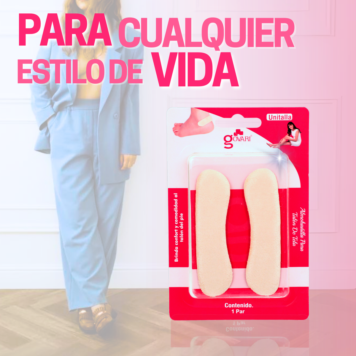 Kit Taloneritas de Gel (3 pares)