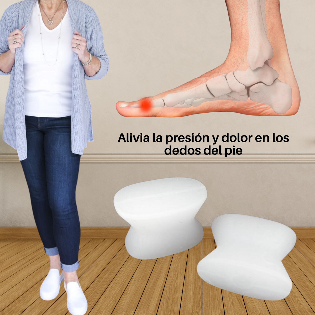 Kit Separador de Dedos de Gel (3 pares)