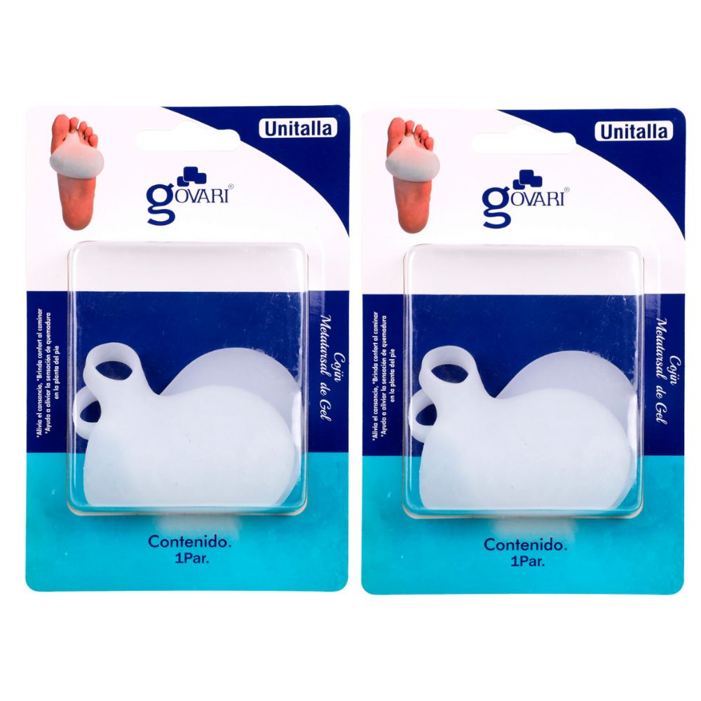 Kit de Almohadillas Metatarsales con Aro de Gel  (2 Pares)