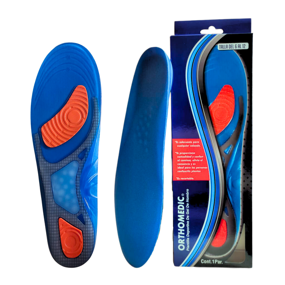 Plantilla De Gel para Hombre