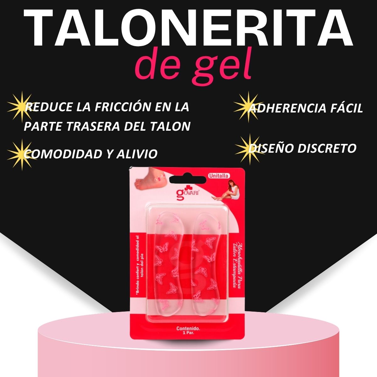 Talonerita de Gel con diseño