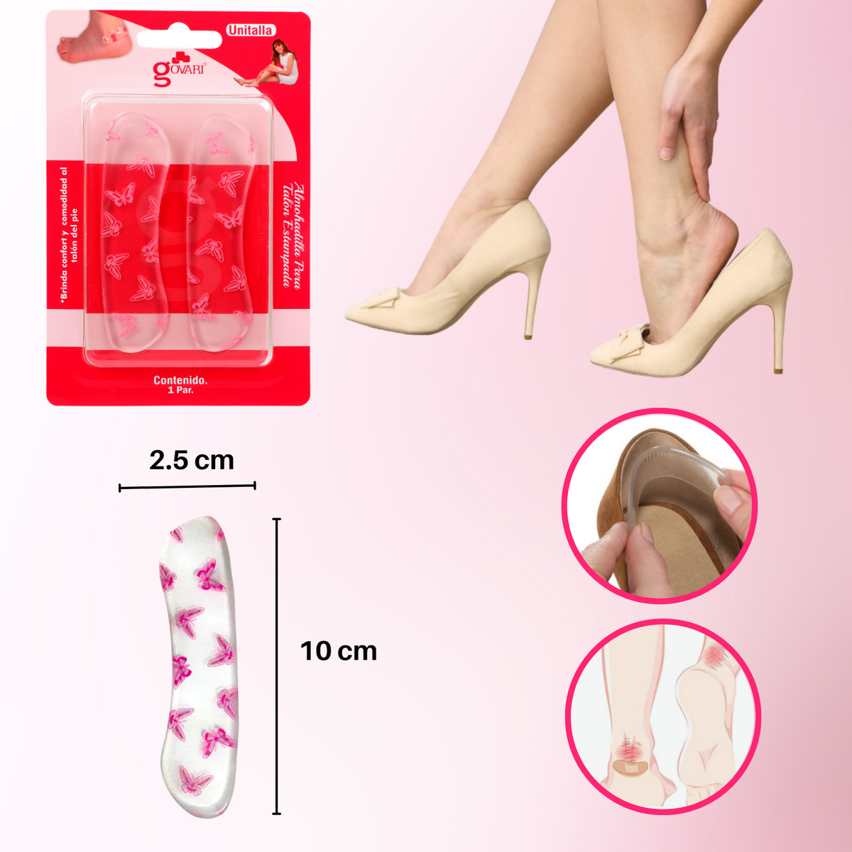 Talonerita de Gel con diseño