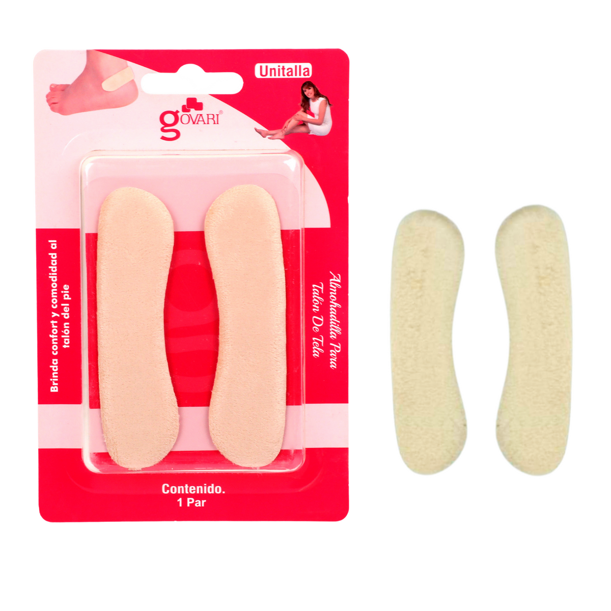 Talonerita de Gel con Tela