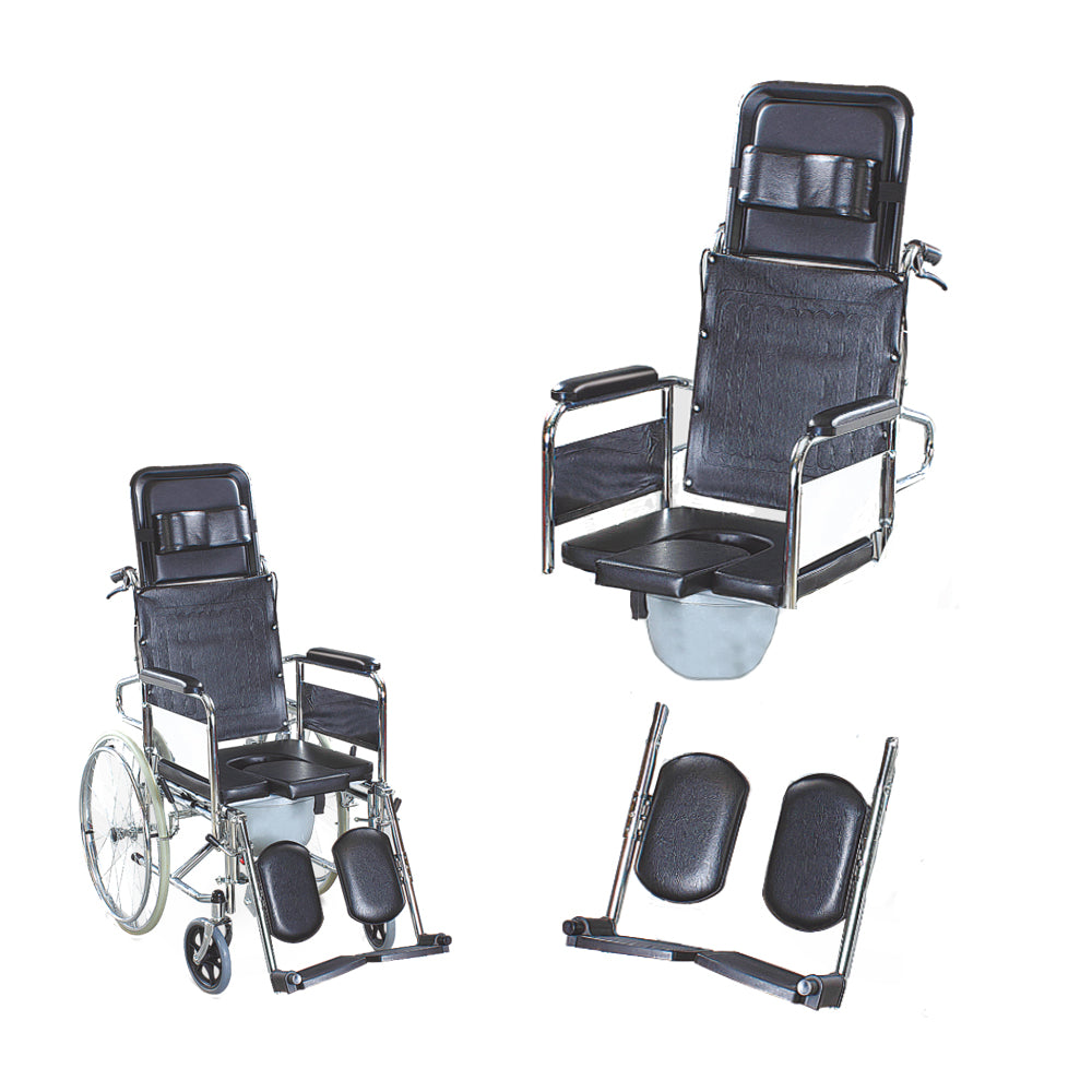 Silla de Ruedas con Respaldo Alto