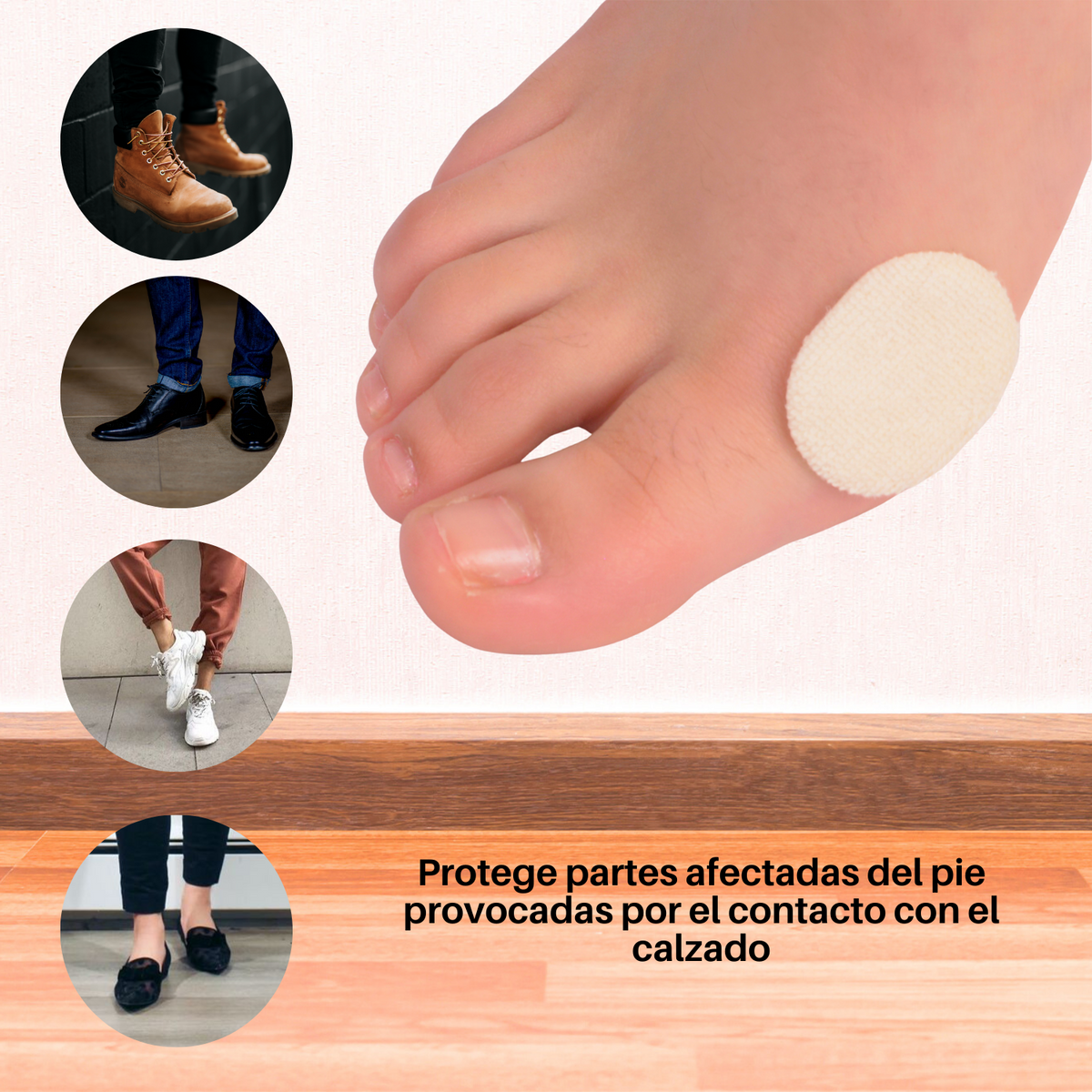 Botón de Gel Botón de Gel con Tela