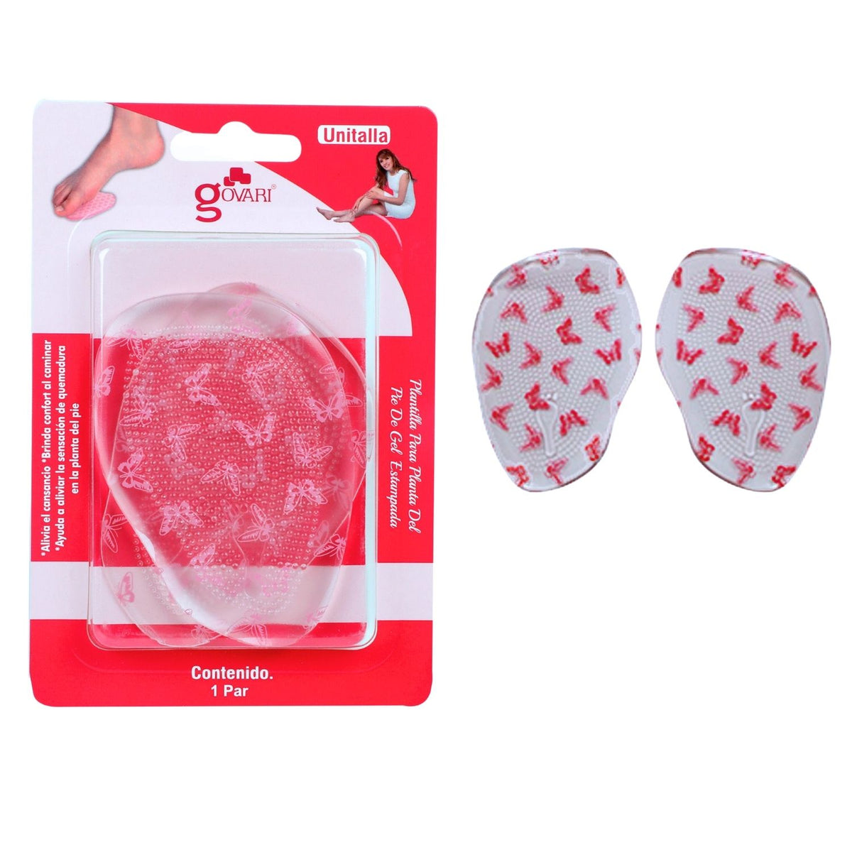 Almohadilla Metatarsal de Gel con diseño