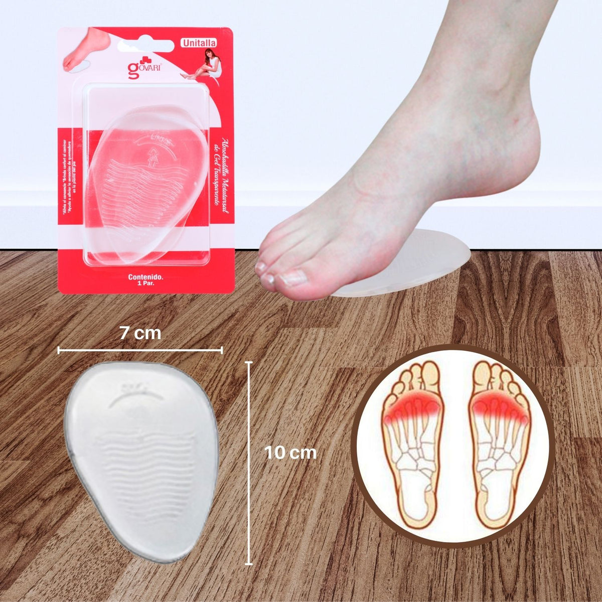 Almohadilla Metatarsal de Gel