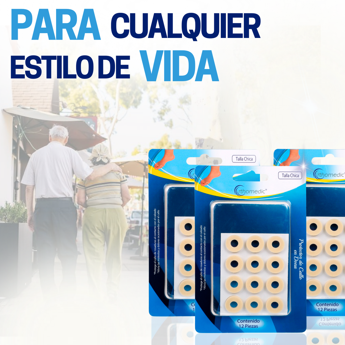 kit Protector de Callo en Dona Talla Chica (3 paquetes)