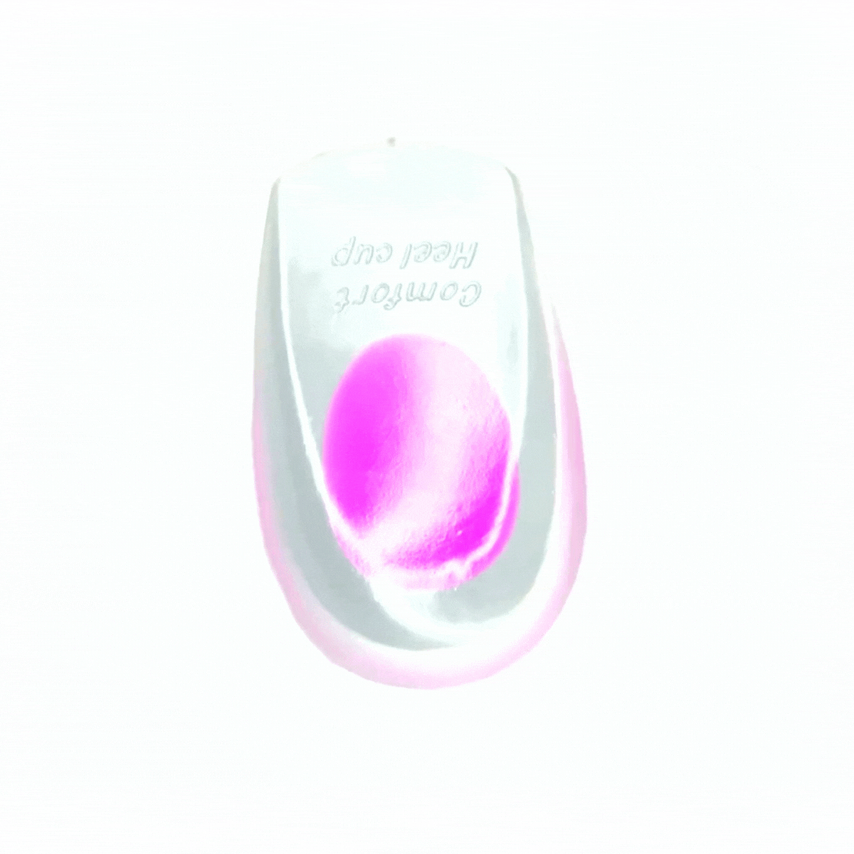 Kit Talonera de Gel para Espolón Calcáneo Punto Rosa Talla Mediana (2 pares)