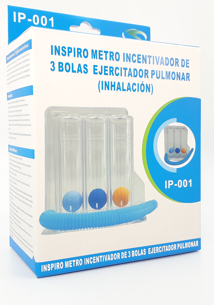 Inspirómetro 3 Bolas de Inhalación