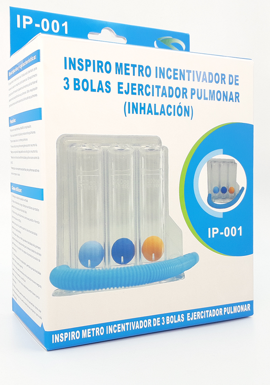 Inspirómetro 3 Bolas de Inhalación