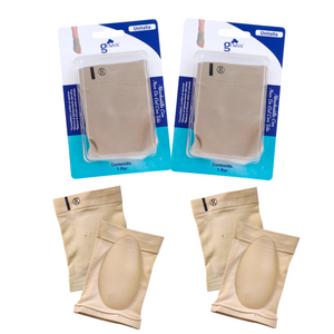 Kit Almohadilla con Arco de Gel  con Tela (2 pares)