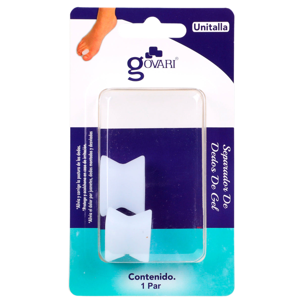 Kit Separador de Dedos de Gel (3 pares)