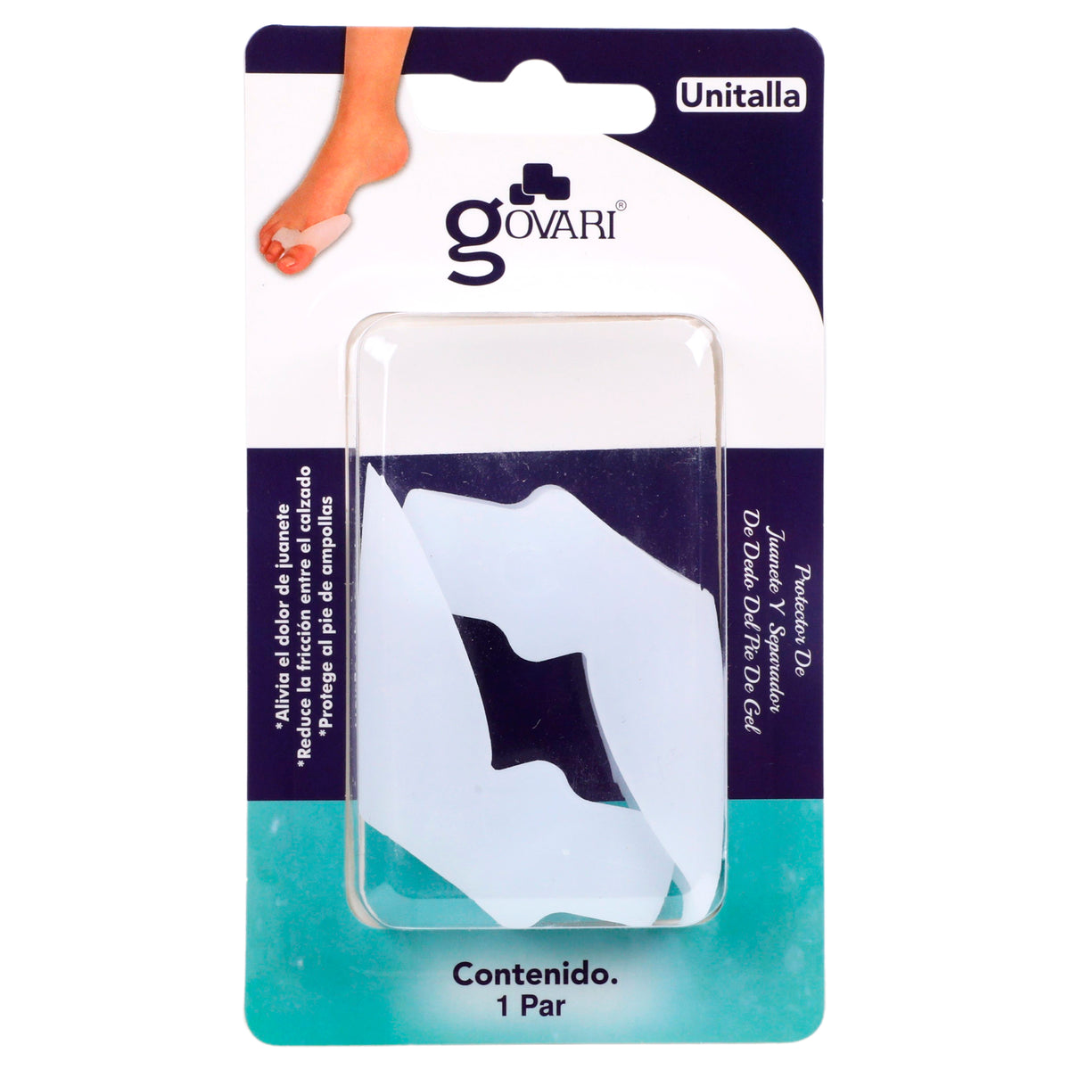 Kit Protector de Juanete con Espreader y Anillo de Gel (2 pares)
